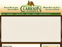 Tablet Screenshot of clarksonfarmsonline.com